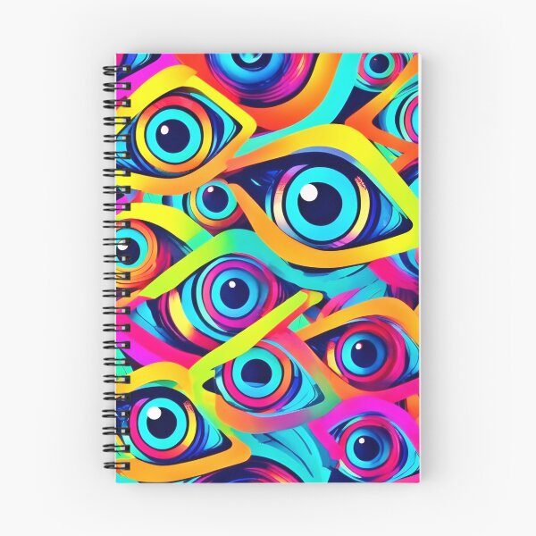 Item preview, Vibrant Psychedelic Eye Pattern designed and sold by Health And Fitness Posts e-Store.