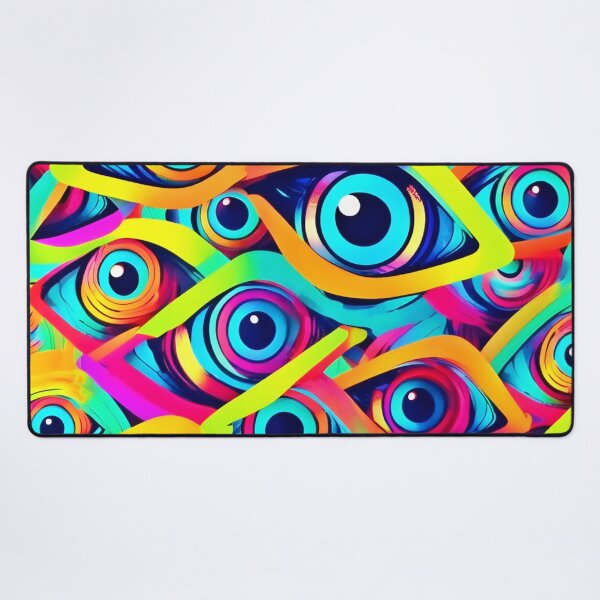 Item preview, Vibrant Psychedelic Eye Pattern designed and sold by Health And Fitness Posts e-Store.