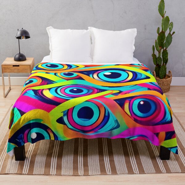 Item preview, Vibrant Psychedelic Eye Pattern designed and sold by Health And Fitness Posts e-Store.