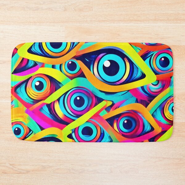 Item preview, Vibrant Psychedelic Eye Pattern designed and sold by Health And Fitness Posts e-Store.
