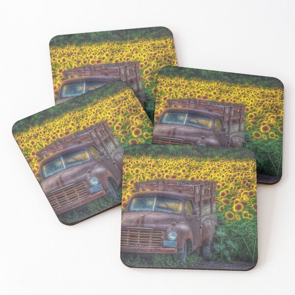 Item preview, Truck in Sunflowers  designed and sold by CosAnnMPhoto.