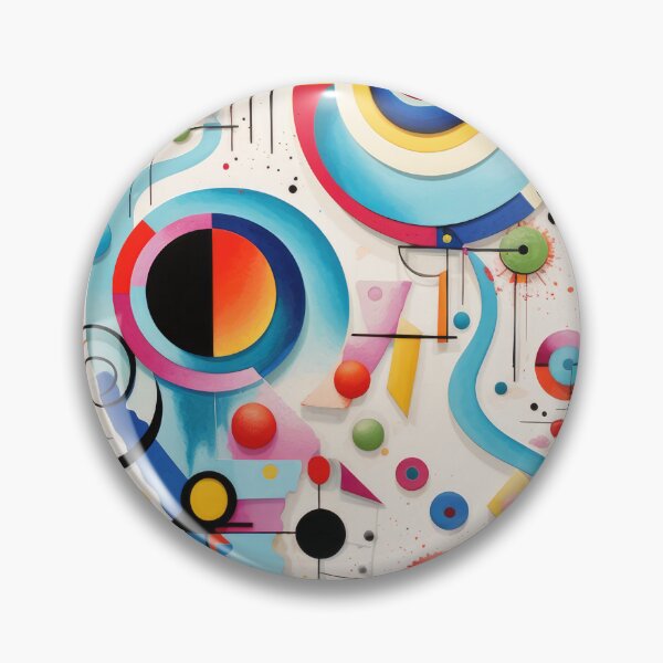 Item preview, Abstract Geometric Kandinsky Art Print  designed and sold by VanKlin.