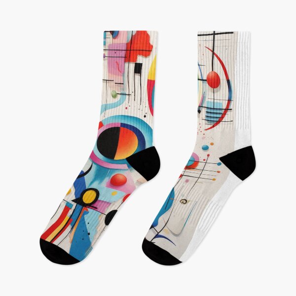 Item preview, Abstract Geometric Kandinsky Art Print  designed and sold by VanKlin.