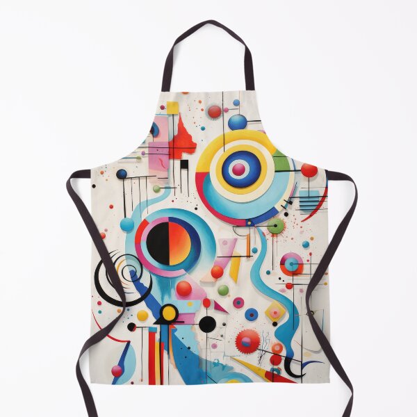 Item preview, Abstract Geometric Kandinsky Art Print  designed and sold by VanKlin.