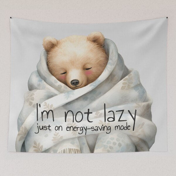 Item preview, I’m not lazy, just on energy-saving mode  designed and sold by DottysDoodle.
