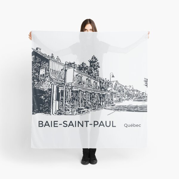 Aperçu de l'œuvre Baie-Saint-Paul Québec créée et vendue par Lakeric Cityscapes.