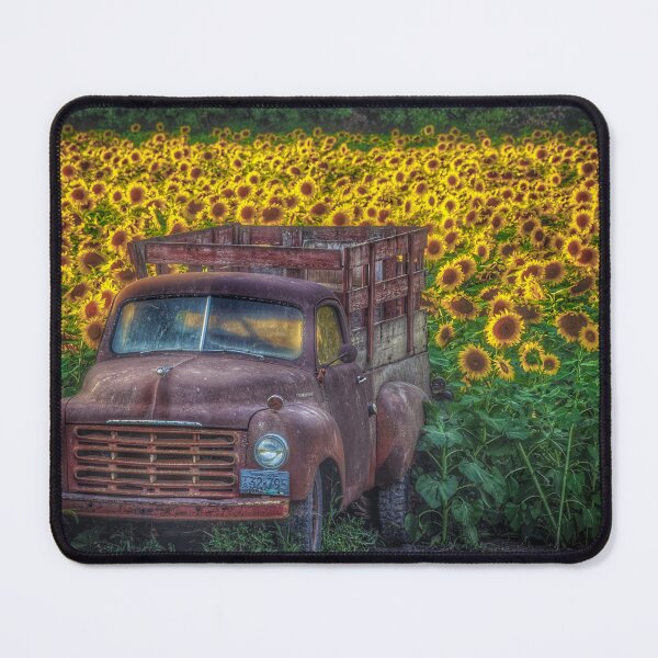 Item preview, Truck in Sunflowers designed and sold by CosAnnMPhoto.