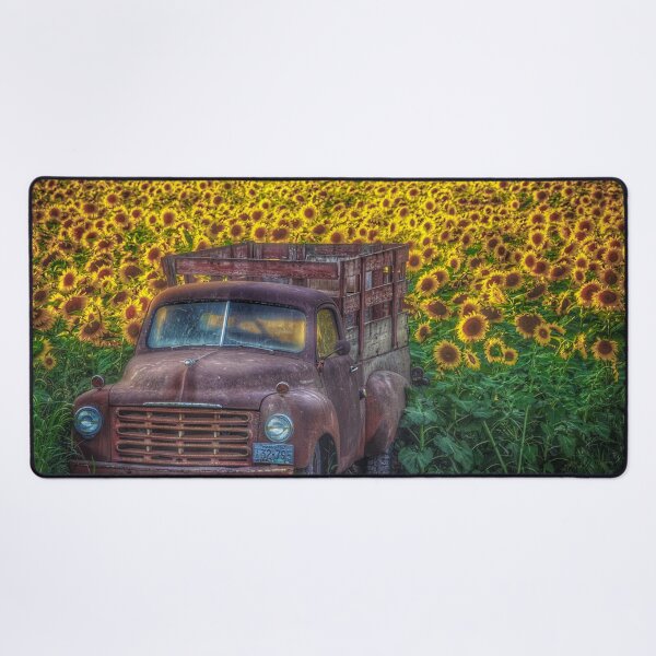 Item preview, Truck in Sunflowers  designed and sold by CosAnnMPhoto.