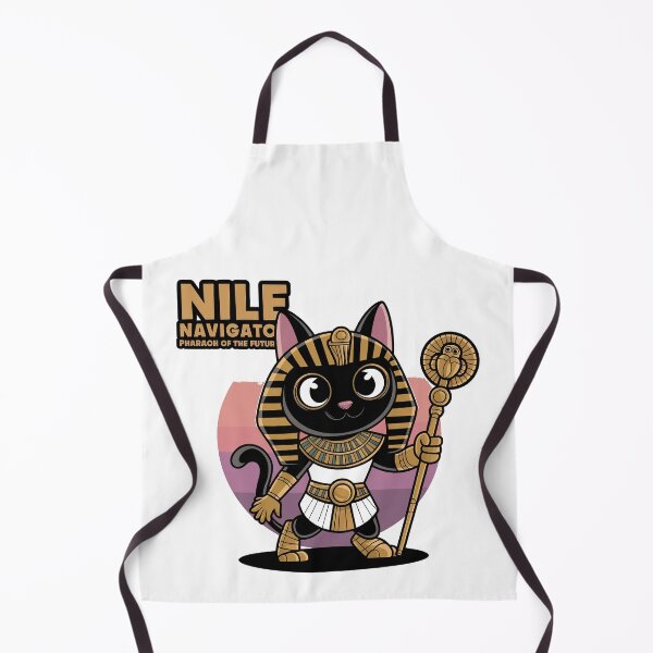 Item preview, Nile Navigato: Futuristic Pharaoh Cat designed and sold by ObjCrea123.
