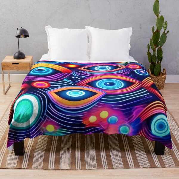 Item preview, Colorful Psychedelic Eye Pattern designed and sold by Health And Fitness Posts e-Store.