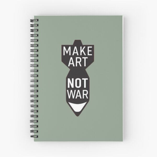 Item preview, MAKE ART NOT WAR designed and sold by DIB Designs – Express Your Style.