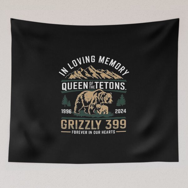 Item preview, In Loving Memory of Grizzly 399 - Queen of the Tetons designed and sold by love3617.