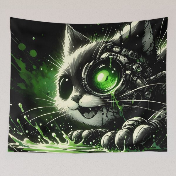 Item preview, Jellyfish Apocalypse, Cyber Cat 2 designed and sold by Nopasaran-Tsin.