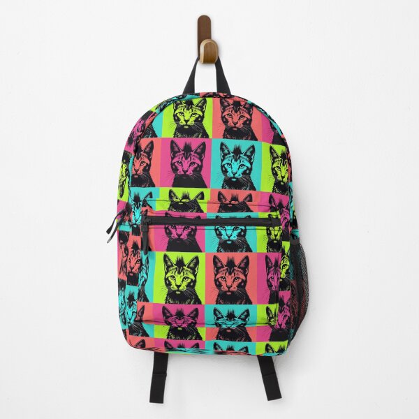 Item preview, Punk Pop Art Cat Abstract designed and sold by TomFrontierArt.
