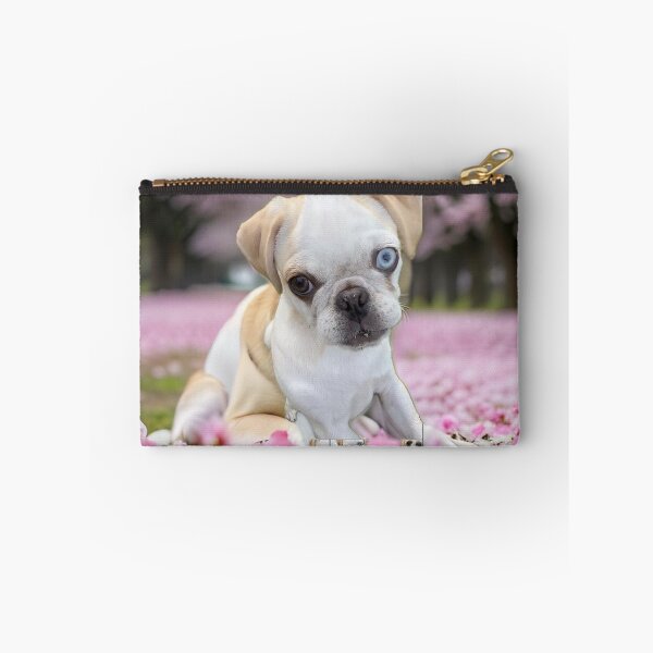 Item preview, Pug puppy surrounded by flowers. designed and sold by ltldragn.