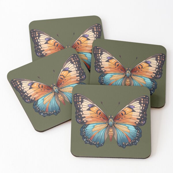 Item preview, Colorful butterfly drawing designed and sold by Radibor78.