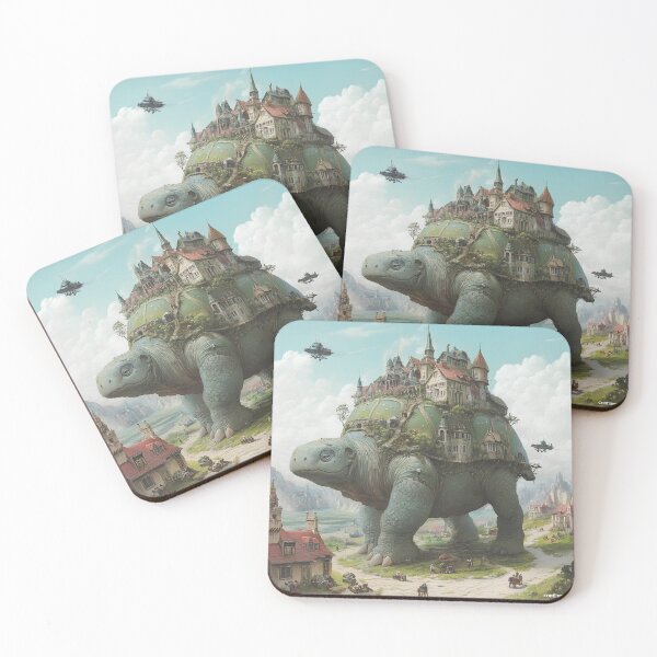 Item preview, The Turtle City - Fantasy World on the Back of a Giant Tortoise designed and sold by Echodreams.