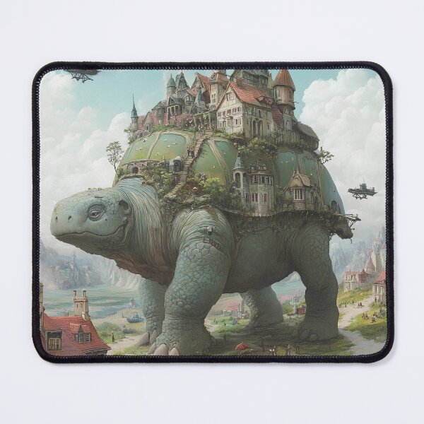 Item preview, The Turtle City - Fantasy World on the Back of a Giant Tortoise designed and sold by Echodreams.