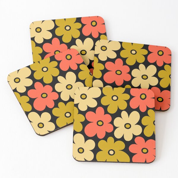 Item preview, Colorful Retro Floral Pattern designed and sold by tonymagnerart.