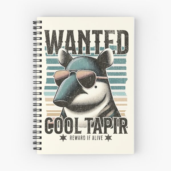 Item preview, WANTED - cool tapir designed and sold by VariousGoodies.