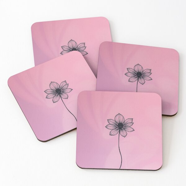 Item preview, minimalist flower art designed and sold by melissabeta.