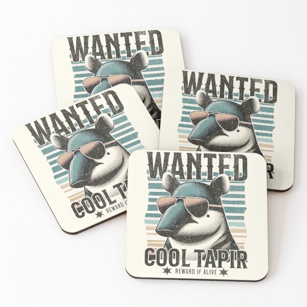 Item preview, WANTED - cool tapir designed and sold by VariousGoodies.