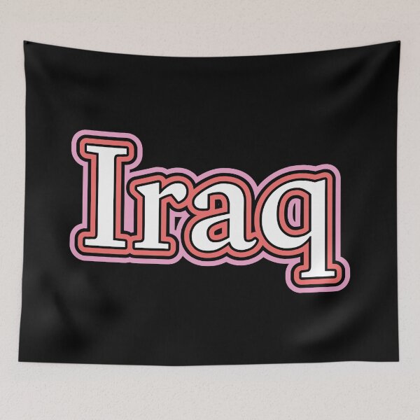 Item preview, Iraq, Iraqi,  العراق in Black designed and sold by ZamZamDesign.