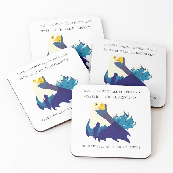Item preview, Eagles Differ In Size, But Their Attitude Defines designed and sold by EngagingLayout.