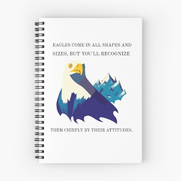 Item preview, Eagles Differ In Size, But Their Attitude Defines designed and sold by EngagingLayout.