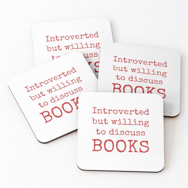 Item preview, Introverted but willing to discuss books designed and sold by Inspirationmotivation.