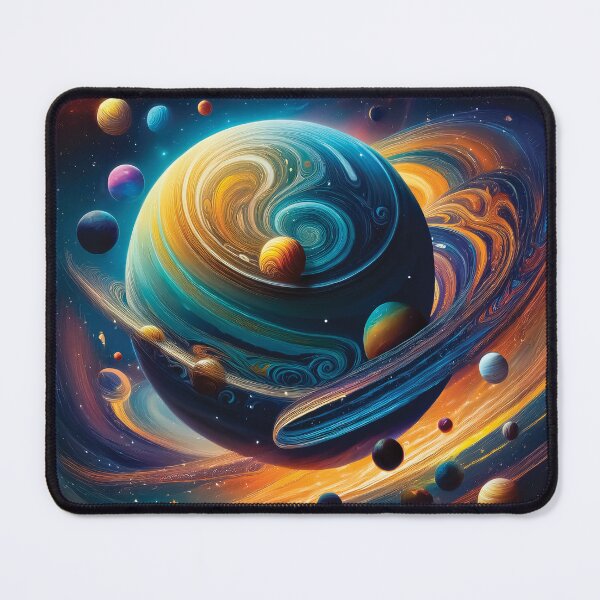 Item preview, A vibrant and fantastical cosmic scene design. designed and sold by HEMRO.