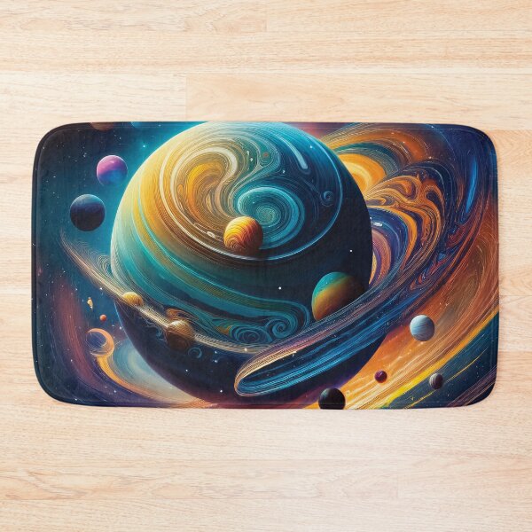 Item preview, A vibrant and fantastical cosmic scene design. designed and sold by HEMRO.
