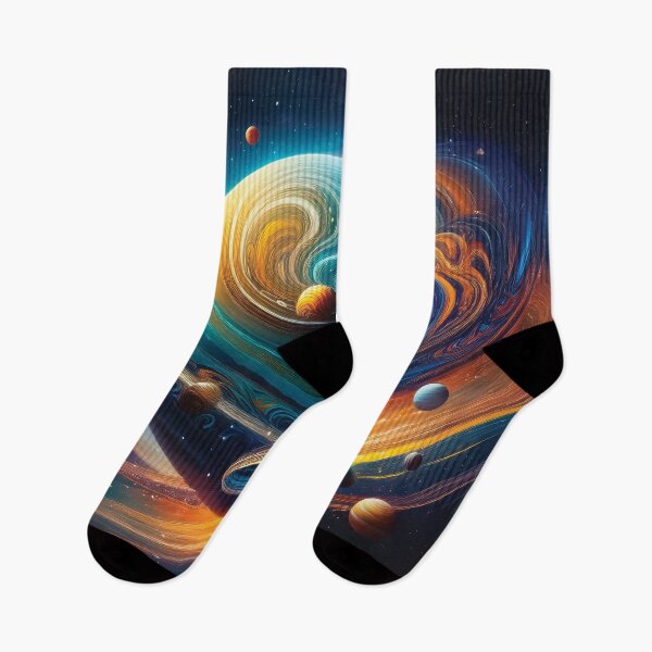 Item preview, A vibrant and fantastical cosmic scene design. designed and sold by HEMRO.