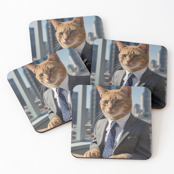 Item preview, Corporate Cat at the Desk designed and sold by vk09.