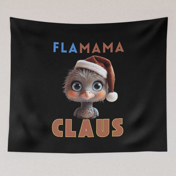 Item preview, Flamingo Christmas: Mama Claus’ Tropical Magic designed and sold by Colorful-Garden.