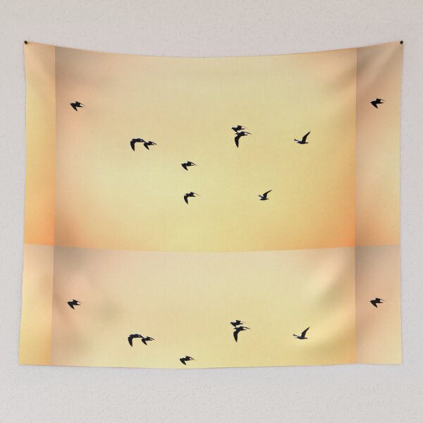 Aperçu de l'œuvre Oiseaux au lever du soleil créée et vendue par SaltySurfgirl.
