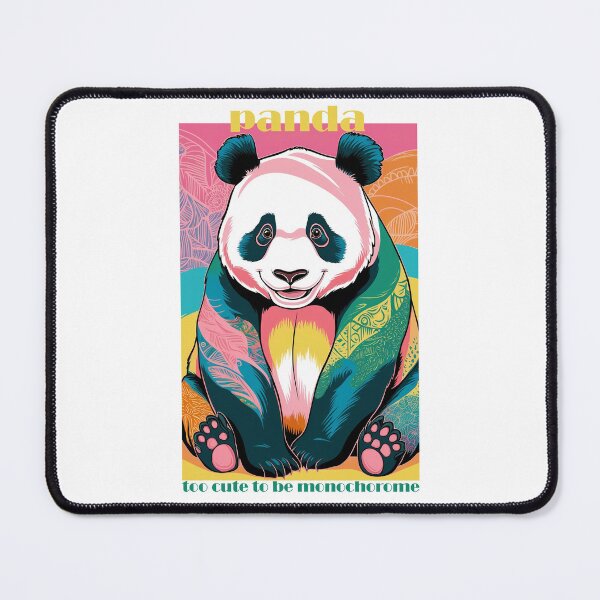 Item preview, PANDA-TOO CUTE TO BE MONOCHROME designed and sold by Cloud9bd.