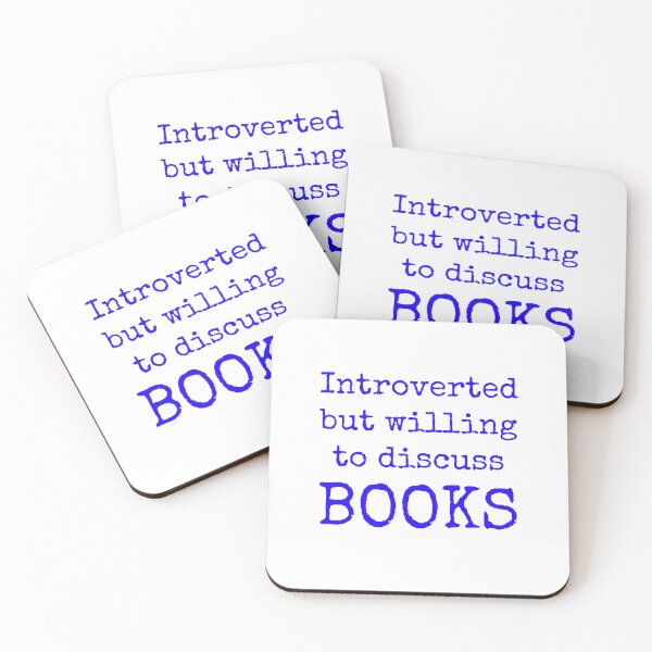 Item preview, Introverted but willing to discuss books designed and sold by Inspirationmotivation.