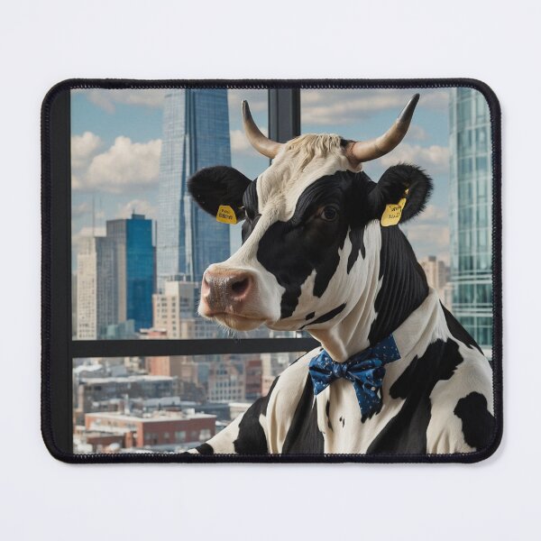Item preview, Corporate Cow at the Desk designed and sold by vk09.