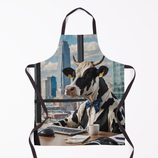 Item preview, Corporate Cow at the Desk designed and sold by vk09.