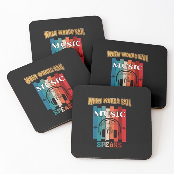 Item preview, When Words Fail Music Speaks designed and sold by Markoni's Bazaar.