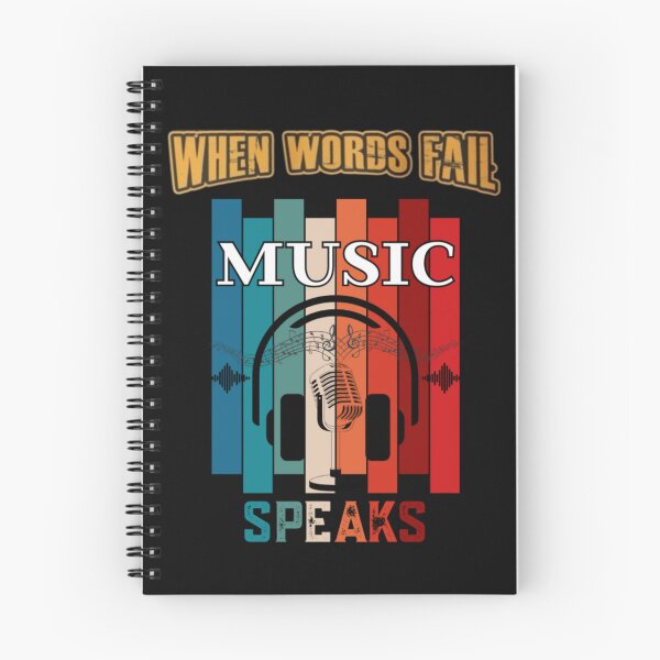 Item preview, When Words Fail Music Speaks designed and sold by Markoni's Bazaar.