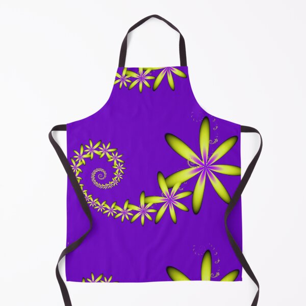 Item preview, yellow fractal flowers designed and sold by pinkal.