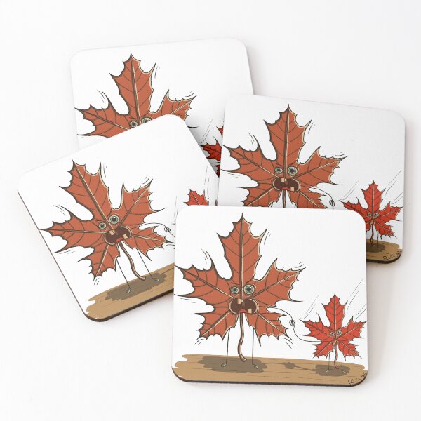 Item preview, Angry autumn leaves, creepy cute designed and sold by HappyRiri.