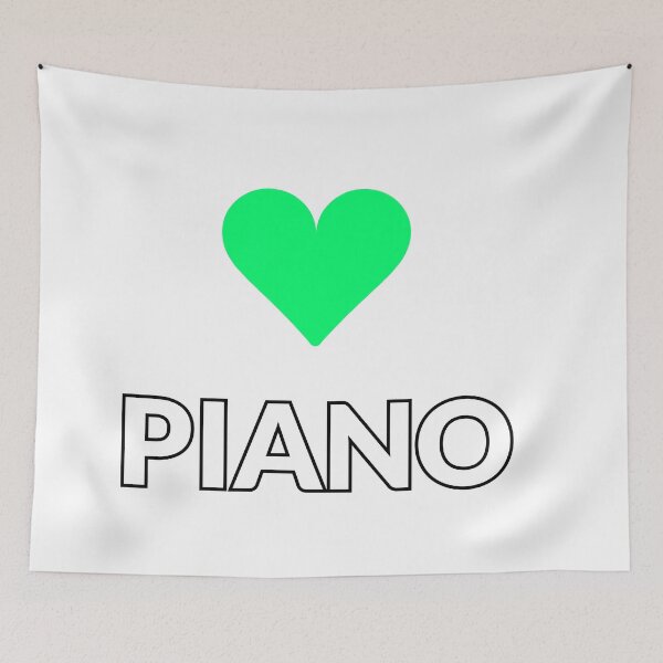 Item preview,  I love piano cool pianist designed and sold by Inspirationmotivation.