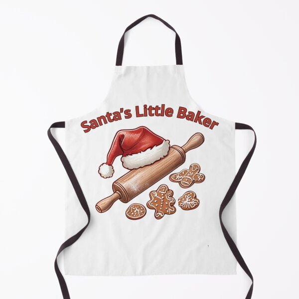 Item preview, Santa’s Little Baker – Holiday Baking Apparel with Festive Touch designed and sold by PureInkMerch.