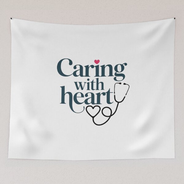 Item preview, Caring with heart designed and sold by Situstshirts.