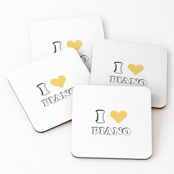 Item preview, I love piano cool pianist designed and sold by Inspirationmotivation.