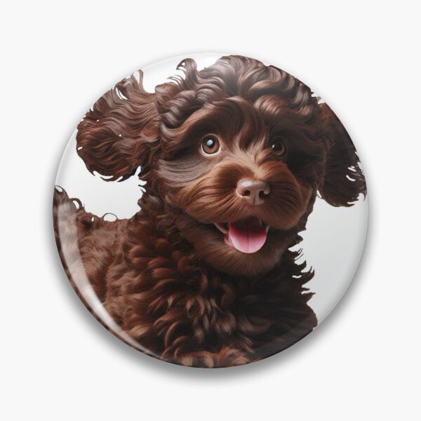 Item preview, Happy Chocolate cockapoo designed and sold by HappyDogPark.