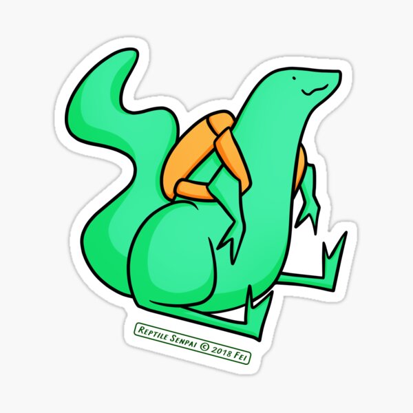 Reptile Senpai S05E05 Sticker